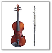 バイオリン　フルートなどの楽器